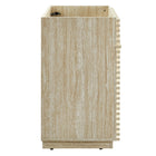 Modway - Render 24" Faux travertin Armoire de toilette de salle de bain (évier non inclus) - Travertin-Assemblée requise