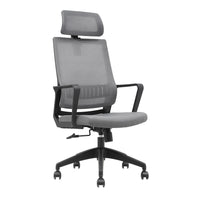 Brassex - Chaise de bureau Jared - Gris-Petit colis