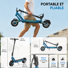 Gyrocopters - Trottinette électrique Sceptre pour adultes et adolescents - Vitesse 38 km/h - Autonomie 40 km - Application - Noir-Une noble batterie au lithium de 10 Ah, protégée par un système de gestion (BMS) de pointe, assure une défense contre les surcharges, les courts-circuits, les surintensités, les surtensions, les sous-tensions, la surchauffe et les incendies — car tout souverain mérite une protection digne de son trône