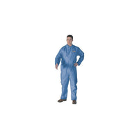 Kimberly-Clark – Combinaisons Kleenguard A20 avec fermeture à glissière, bleu, moyen, 12/paquet (58532)-Matériau : Tissu non tissé