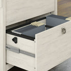 Bush Furniture - Classeur latéral Salinas - blanc antique (SAF132AW-03)-Dimensions assemblées : 31 3/4 po L x 20 po P x 30 po H