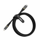 Otterbox - Câble Premium de Charge/Synchronisation Lightning vers USB-C - 6 pi - Noir-Chargement jusqu'à 4 fois plus rapide pour ne pas manquer les moments qui comptent le plus