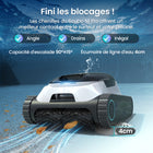 Aiper - Scuba N1 Plus Nettoyeur robotisé pour piscines creusées avec filtration MicroMesh, application et chenilles-Puissant moteur sans balais filtrant jusqu'à 80 GPM pour un nettoyage en profondeur