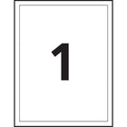 Avery - Étiquettes électrostatiques - 8-1/2po x 11po - Blanc  - 8 Étiquettes-7