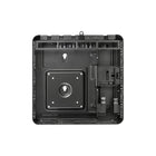 HP - Mini LockBox de bureau V2-Évitez de tirer, de tirer ou de débrancher les câbles depuis l'extérieur grâce au système de guidage et aux clips intégrés. Retirez simplement la plaque de protection pour accéder aux ports avant et au bouton d'alimentation