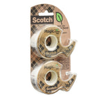 Scotch - Ruban plus écologique avec dévidoir Magic - 19 mm l x 13,9 m L - Paquet de 2 rouleaux-Ruban invisible au fini mat