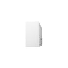 Prepac - Rangement mural Elite 54 po avec portes à panneaux, cabinet de salle de bains avec 1 étagère ajustable - Blanc-Fini en stratifié noir frais et durable