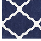 Modway - Marja Treillis marocain Tapis de comédie 8 pi l x 10 pi L - Marine et Ivoire-Microfibre 100% polyester