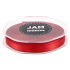 JAM Paper - Ruban de satin double face - 3/8" de large x 25 m - Rouge-Notre ruban décoratif est fabriqué à partir de satin double face de la plus haute qualité, avec une finition lisse !