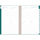 AT-A-GLANCE - Agenda scolaire hebdomadaire/mensuel Signature Lite 2025-2026 - 8 1/2 po H x 5 3/8 po l - sarcelle - bilingue-Format des pages : 8 1/2 po H x 5 3/8 po l
