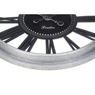 Monarch Specialties - Horloge - 20 po Rond - Horloge Murale - Noir - Argent - Transitionnel-Le mécanisme est silencieux et ne nécessite aucun assemblage. Il suffit d'insérer une pile AA (non incluse), de suspendre l'appareil et d'en profiter