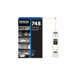 Epson - T748 Cartouche d'encre - Capacité standard - Noir-Manipulation sans souci - impressions résistantes au maculage, à la décolouration et à l’eau