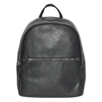 Nicci - Sac à dos avec poche avant zippée - Noir-Bretelles de sac à dos réglables
