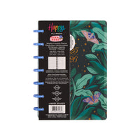 The Happy Planner - Planificateur personnalisable Mystic Moths 2025-2026 12-mois-Ce planificateur de 12 mois Mystic Moths comprend des calendriers mensuels datés, des tableaux hebdomadaires, 3 mois en prime et 2 feuilles d’autocollants