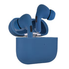 Basic Tech Mini-écouteurs sans fil autonome intra-auriculaires avec function tactille - Bleu-Microphone intégré