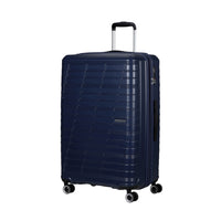 American Tourister - Surftime Spinner - Grand - bleu métallique-Le matériau ABS robuste est capable de résister aux rigueurs des voyages.