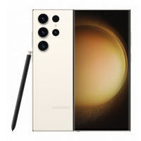 Samsung - Galaxy S23 Ultra 6,8 po ecran AMOLED, 512 Go, Creme, Bell et Virgin Plus-Faites de votre soiree une soiree inoubliable grâce à la splendide Photographie de nuit. Le mode Nuit vous permet de prendre des egoportraits sublimes, peu importe l'eclairage