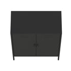 Manhattan Comfort - Buffet d’appoint moderne Naomi 31,5 po - Noir-15,7 po L x 31,5 po l x 40 po H