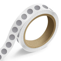 JAM Paper - Rouleaux d'étiquettes standard - Burst - joint de 1 -875 pouce - feuille argentée mate - 125 étiquettes/rouleau-Couleur : Feuille mate argentée durable | Faites ressortir votre courrier avec des étiquettes d'adresse d'expédition de certificat.