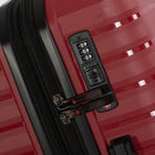 Air Canada - Jasper Valise de Cabine Rigide Pivotante de 20 po - Rouge-Poignée de chariot rétractable verrouillable à bouton-poussoir