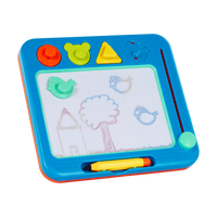 Battat - tableau de dessin magnétique-Tableau de dessin magnétique : Un tableau de dessin coloré qui permet aux enfants de créer encore et encore