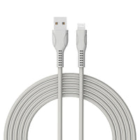 Câble Lightning Basic Tech de 3 pi - Gris-Élégant et sans enchevêtrement
