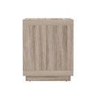 Manhattan Comfort - Table de nuit contemporaine Navis 32" à 1 tiroir - Chêne naturel-Faisant partie de la collection Navis, conçue avec une esthétique moderne et épurée qui complète les chambres contemporaines