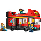 LEGO - City Bus touristique rouge à deux étages - 384 pièces-Bus à impériale avec pont touristique et 5 figurines
