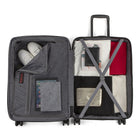 Swiss Mobility LAX 26,5 po Valise moyenne rigide - Coral-Système d'expansion à ouverture par fermeture éclair pour 20 % d'espace supplémentaire (bagages moyens et grands)