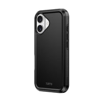 TUFF8 - iPhone 16 -  Impact Dual-layer Rugged Case-Protection double couche : Composé d'un étui intérieur souple et malléable et d'une couverture rigide pour créer une défense robuste contre les chutes et les chocs accidentels.