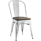 Modway - Promenade Bambou Fauteuil d’appoint - Blanc-Finition vieillie