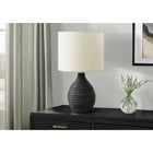 Monarch Specialties - Luminaire - 17 po H Lampe De Table - Résine Grise - Abat-Jour Ivoire / Crème - Contemporain - Moderne-L'élégant abat-jour en tissu ivoire diffuse magnifiquement la lumière, créant une ambiance accueillante qui illumine n'importe quelle table d'appoint, table de nuit ou table console