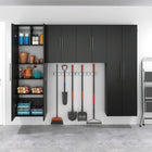 Prepac - Armoire supérieure accrochable HangUps de 24 po - noir-Charnières réglables dans 6 directions pour un réglage précis de la porte