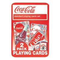 Masterpieces Puzzle Company - Jeu de cartes Coca-Cola dans une boîte de collection-AGE: 4+