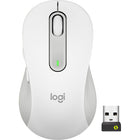 Logitech - M650L Souris Signature pour entreprise - Blanc cassé-La forme profilée, la zone du pouce souple et les poignées latérales en caoutchouc ont été créées pour améliorer le confort
