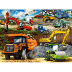 Ravensburger - Construction Vehicles puzzle 100 pièces-Matériaux durables de qualité pour des années de plaisir