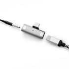 LBT - Adaptateur USB-C vers USB-C et prise casque-Prise audio Hi-Fi 3,5 mm