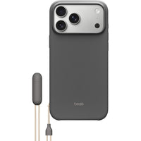 Beats - Étui Kickstand avec MagSafe et contrôle de caméra pour iPhone 17 Pro Max - Gris granit-Compatibilité avec l’iPhone 17 Pro Max