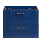 Modway - Daybreak Support mural de 24" - Bleu-Vanité de salle de bain moderne
