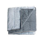 Bouncyband - Bandeau d'épaule lesté à double texture pour enfants, 40" x 12"-AUGMENTER LA CONCENTRATION : Textures doubles apaisantes, picots en polaire gris foncé doux d'un côté et peluche gris clair douce et soyeuse de l'autre, combinées à un intérieur lesté pour augmenter la capacité de concentration