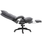 Vinsetto - Chaise de bureau inclinable à haut dossier avec repose-pieds-Siège pivotant à 360 degrés pour un maximum de commodité