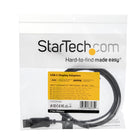 Startech - Câble adaptateur vidéo 6 pieds USB Type-C vers DP 1.4 Mode alternatif - Noir-Compatibilité : Ce câble convertisseur USB de 6' Type-C vers DisplayPort ne nécessite ni logiciel ni pilotes et est rétrocompatible avec DisplayPort 1.2; Fonctionne avec Windows, MacOS, Linux, iPadOS, Chrome OS, Android
