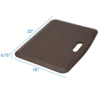 Mount-It! - Tapis anti-fatigue, 18 po x 22 po, Marron-10
