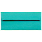 JAM Paper Enveloppes format livret papier recyclé de couleur vive, ferm. gommée, 4 1/8 x 9 1/2 po, bleu de mer, paq./100-Bleu de mer