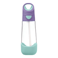 b.box - Bouteille Tritan - 600ml - Pop Lilas-Forme triangulaire unique, facile à saisir pour les enfants