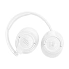 JBL - Tune 730BT Casque circum‑auriculaire sans fil - Blanc-2 micros à formation de faisceaux pour des appels parfaits