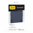 OtterBox - Étui Commuter MagSafe avec Contrôle de la Caméra pour iPhone 17 Air - Bleu Riverside-Les pare-chocs autour de la caméra protègent contre les coups violents