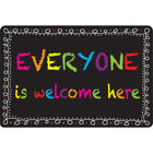 Ashley Productions - Smart Poly Tapis de souris pour ordinateur - 8" x 10" - Tout le monde est le bienvenu ici - Boucle de craie - Paquet de 10-Dites bonjour à un regain de motivation à chaque fois que vous cliquez et faites défiler.