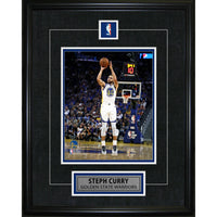 Steph Curry Pin & Plate Warriors - Impression encadree - 16" x 20"-Qualité supérieure - 8x10 framed