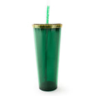 General Supply Goods + Co - Gobelet avec paille - Vert-Double paroi